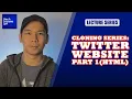 Cloning Twitter Website - HTML Part 1
