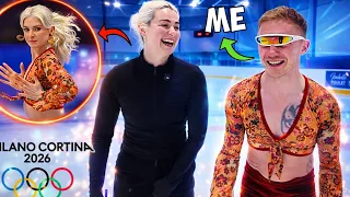 I tried advanced Figure Skating with Olympians {ft Olivia Smart}
