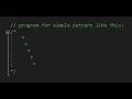 C Code Triangle Asterisk Pattern with Space Dexter Wings
