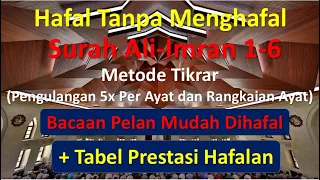 Download Hafal Tanpa Menghafal Surah Ali-Imran Ayat 1 - 6 | Metode Tikrar (Pengulangan) MP3