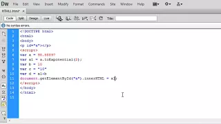 28 - JavaScript toExponential Method