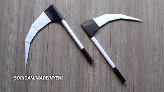 Download How to make a paper Crescent knife - Origami Weapon Knife MP3