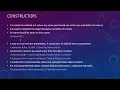 Lesson 10 CoreJava8 Ruby Objects and Classes Constructors