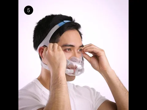 Fitting tips | Full face CPAP mask |  ResMed AirFit™ F30