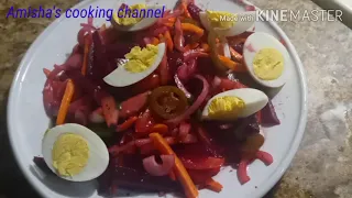 Salaaxa Qaysirii Akka Itti Hojataan How To Make Beetroot Salad Afaan Oromo 