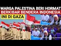 Lagu BERKIBAR BENDERA INDONESIA, WARGA PALESTINA SERENTAK BERDIRI