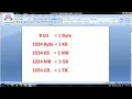1 MB equal how much KB