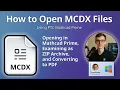 How to Open MCDX Files Mathcad Prime XML Worksheet