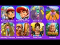 Download Lagu Subway Surf,Subway Surf City,Street Rush,Kooply Run,Subway Princess,Subway Runner,Lara Croft,Jumanji