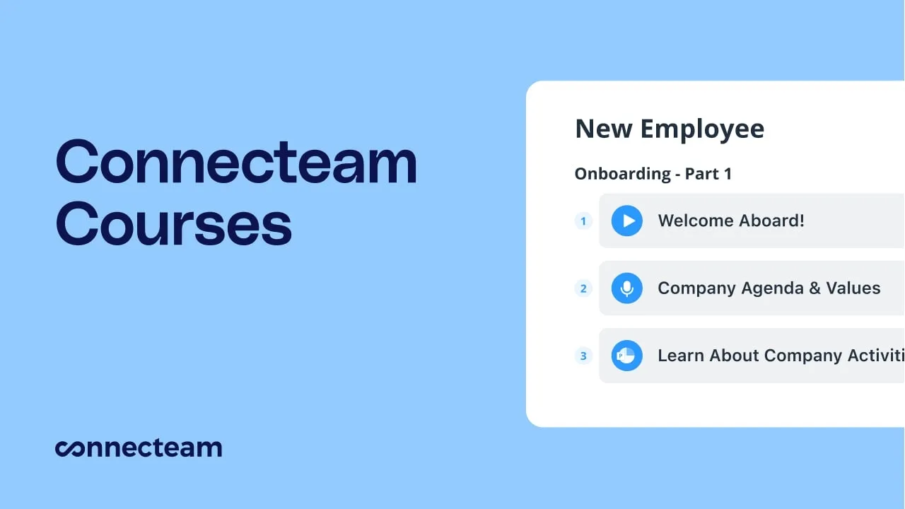 Connecteam Training app walkthrough video