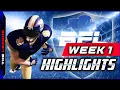 RIDICULOUS 290 YARDS REC VS TRASH DEFENSE » BACKBREAKER FOOTBALL LEAGUE GAME HIGHLIGHTS 【WEEK 1】