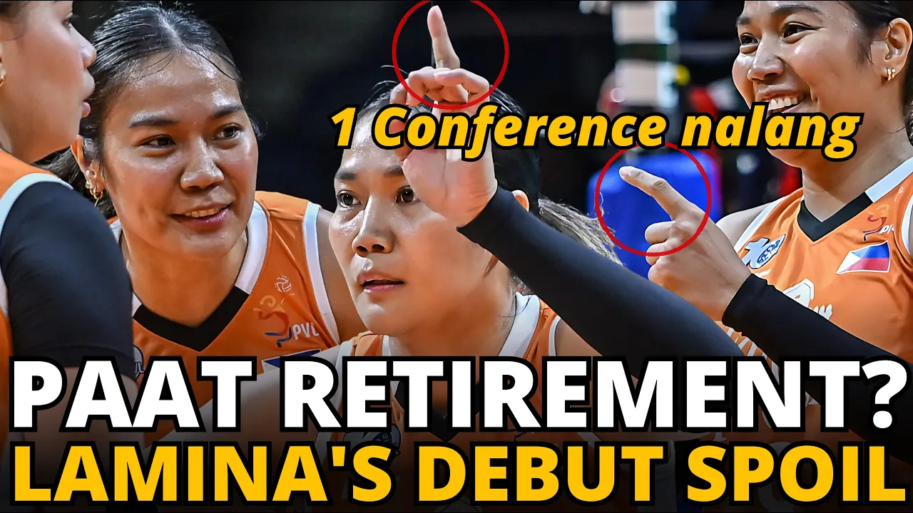 PAALAM PAAT na sa VOLLEYBALL? 1 CONFERENCE nalang? LAM'S LAMINA, Hindi NAKAPORMA ON HER DEBUT!?