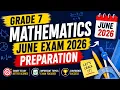 GRADE 7 MATHEMATICS JUNE 2026 MATHS GR 7 MID YEAR EXAM PAPER PRACTICE PREPARATION