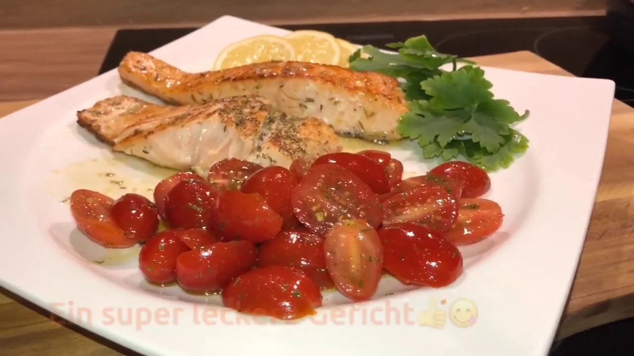 Leicht angebratenes Lachs Zitronenöl Rezept Ein einfaches, elegantes Rezept für gegrillten Lachs in . 