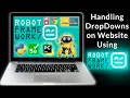 Handling DropDown Menu s in Robot Framework