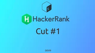 Cut HackerRank Linux Shell