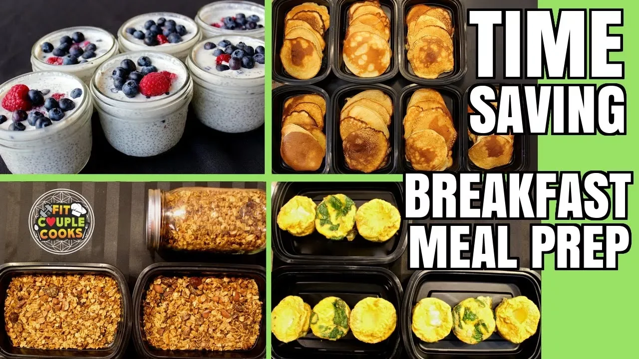 4 Easy & Healthy Meal Prep Breakfasts