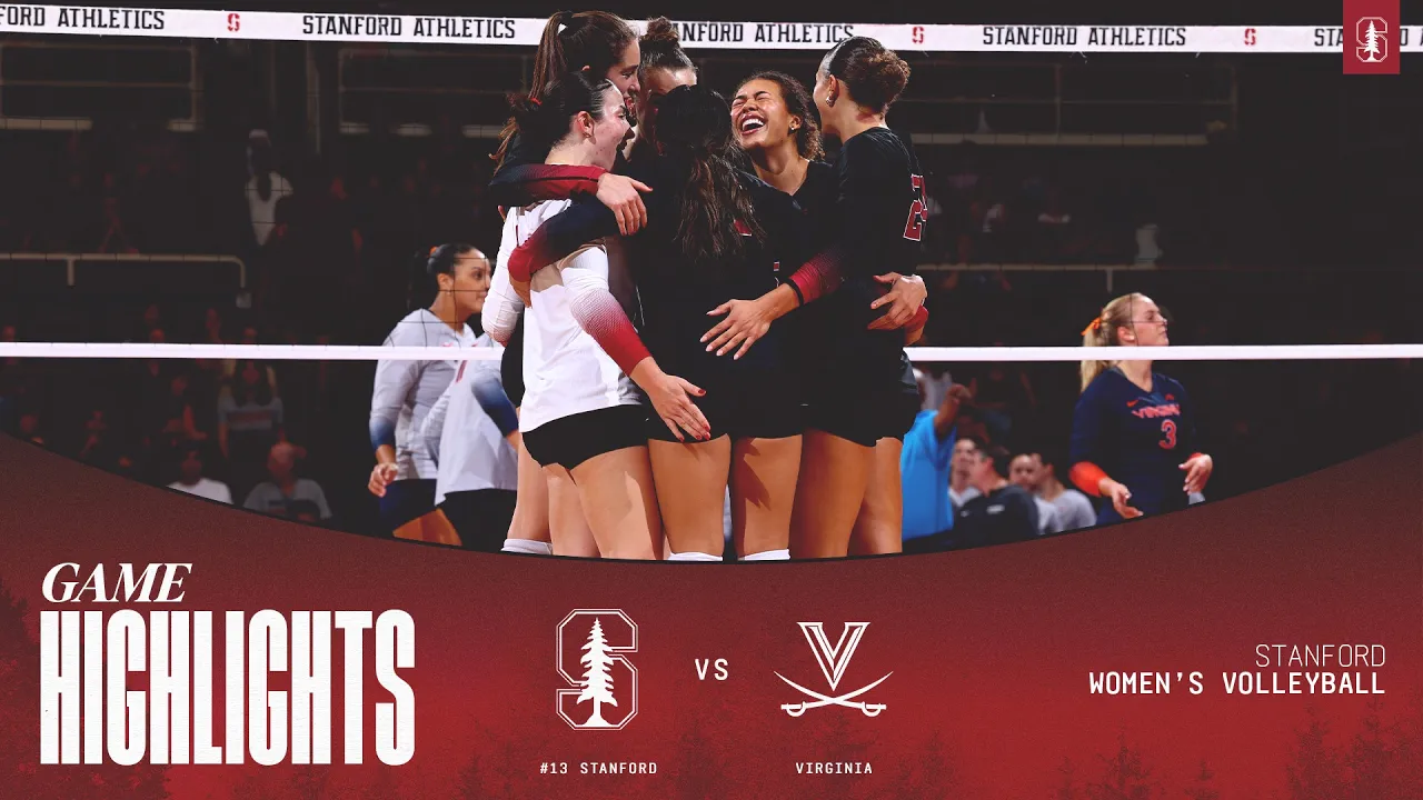 Highlights: #13 Stanford Women's Volleyball vs. Virginia