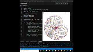 Draw a Circle Spirograph Using Python Turtle