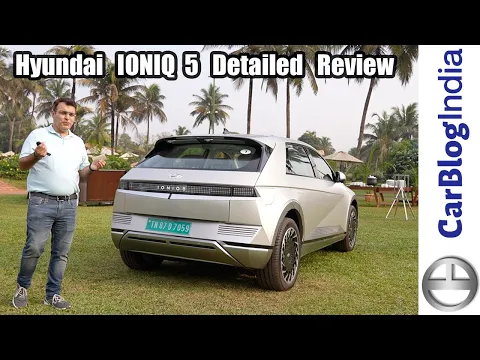 Hyundai IONIQ 5 Detailed Hindi Review- Exterior, Interior, Space, Features, Handling & Performance