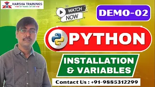 Python Demo - 02 Identifiers Keywords Installation And Variables Python Programing