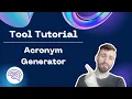 Acronym Generator