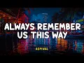 Lagu Aspinal - Always Remember Us This Way | Lyrics Video | Subtitle Indonesia | Lirik Terjemahan