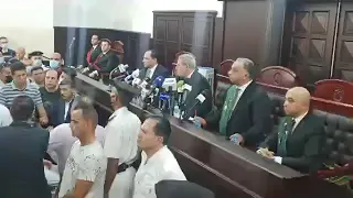 شاهد لأكثر من 45 دقيقة كل اعترافات محمد عادل المتهم قتل نيرة أشرف طالبة المنصورة جلسة المحاكمة كاملة 