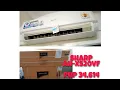 SHARP AIR CONDITIONER J-TECH INVERTER 2HP AH-XS20VF SPLIT TYPE
