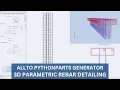 tutorial Create parametric rebar detailing - PythonParts Generator