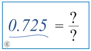 0 725 as a Fraction simplified form