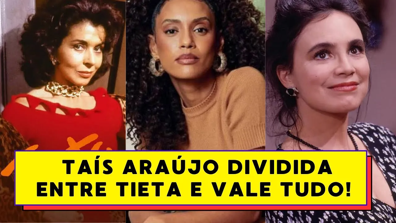 PODEROSA: TAIS ARAÚJO VIRA ALVO DE DOIS AUTORES DA GLOBO