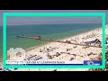 Enjoying the weather at Clearwater Beach