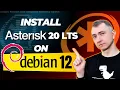 Install Asterisk 20 LTS on Debian 12 Install from source Guide