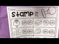 Stamp It Digraph worksheet