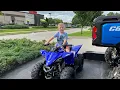 My 3 year old son loves his YFZ50 Best power wheel ever