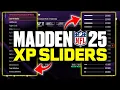 Madden 25 XP Sliders For Franchise Mode