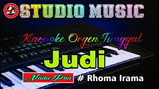 Download Dangdut Orgen Tunggal Judi ~ Rhoma Irama || Karaoke (Nada Pria) MP3