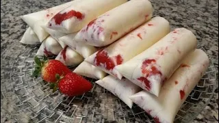 COMO FAZER GELADÃO DE NINHO COM MORANGO | GELADAO GOURMET NINHO COM GELEIA DE MORANGO | GELADINHO