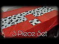 3 Pack Disposable Cow Print Plastic Table Cloths for Kids Parties