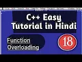 Function Overloading in c complete c tutorials HINDI Turbo c