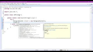 Java Zoom Lab 10 Java Networking Programming - UDP Socket