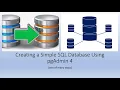 How To Create a Database - Make a Database in pgAdmin Using PostgreSQL