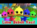 🦆 Lima Bebek Kecil Berenang 🦆 Lagu Anak Indonesia Balita Viral