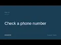 Check a phone number Forensic Toolkit