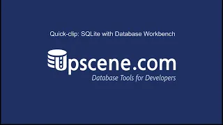 Database Workbench - Using SQLite
