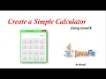 How to create a Simple Calculator using JavaFX