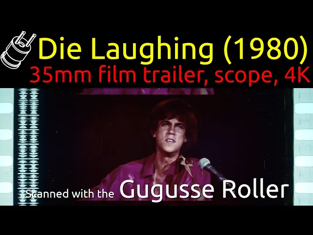 Die Laughing (1980) 35mm film trailer, scope 4K