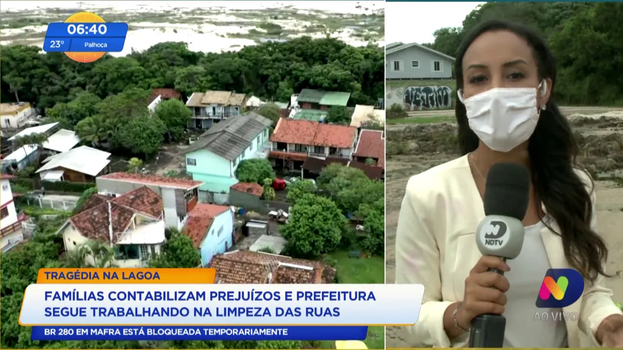 Lagoa da Conceição: prefeitura segue trabalhando na limpeza das ruas