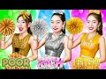 Download Lagu Poor Vs Rich Vs Giga Rich Cheerleader! Who Will Become The Best Cheerleader?